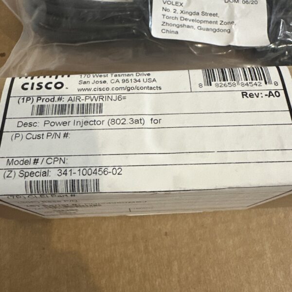 part number: air pwrinj6=